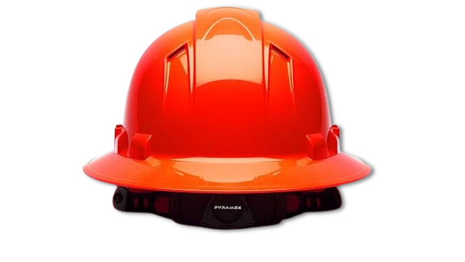 Orange Safety Helmet